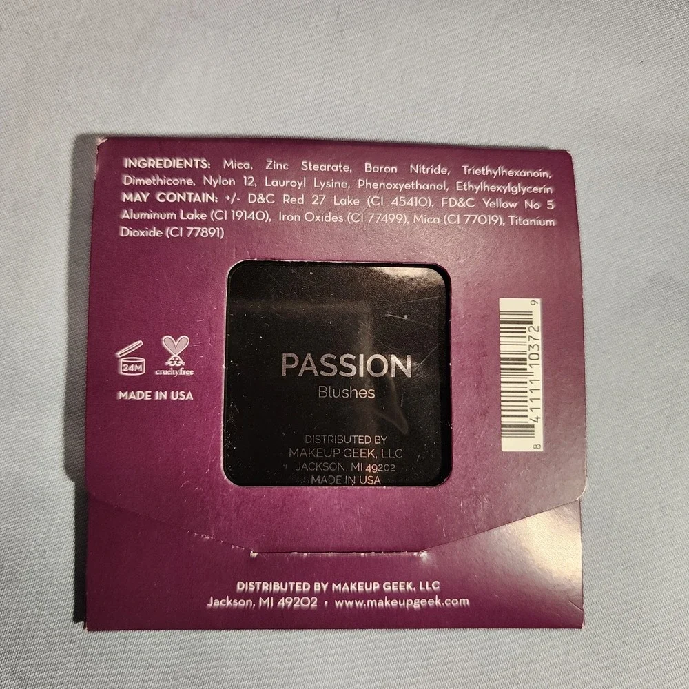 Makeup Geek Blush Refill- Passion‎ New In Packaging Discontinued